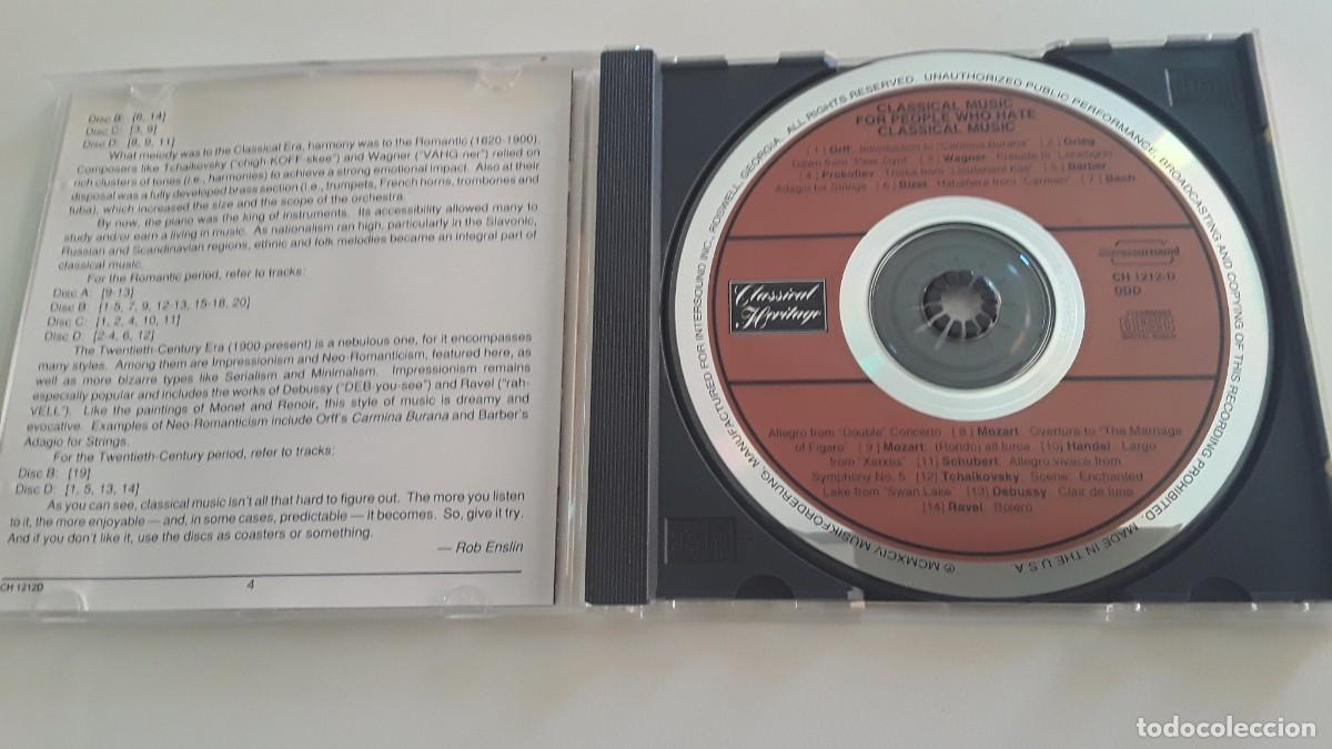 CDs de m&uacute;sica: CDS CLASSICAL MUSIC FOR OPEOPLE WHO HATE CLASSICAL MUSIC - Foto 6