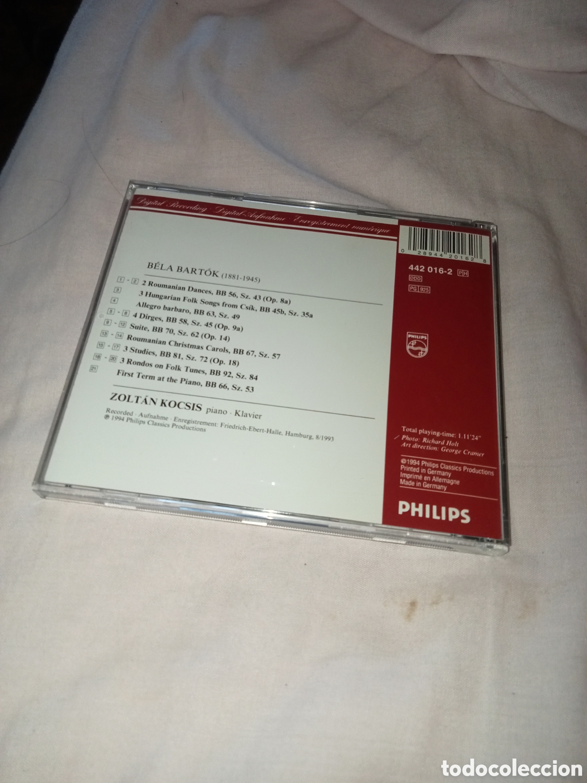CDs de m&uacute;sica: Bela Bart&oacute;k 2 Zoltan Kocsis - Foto 2