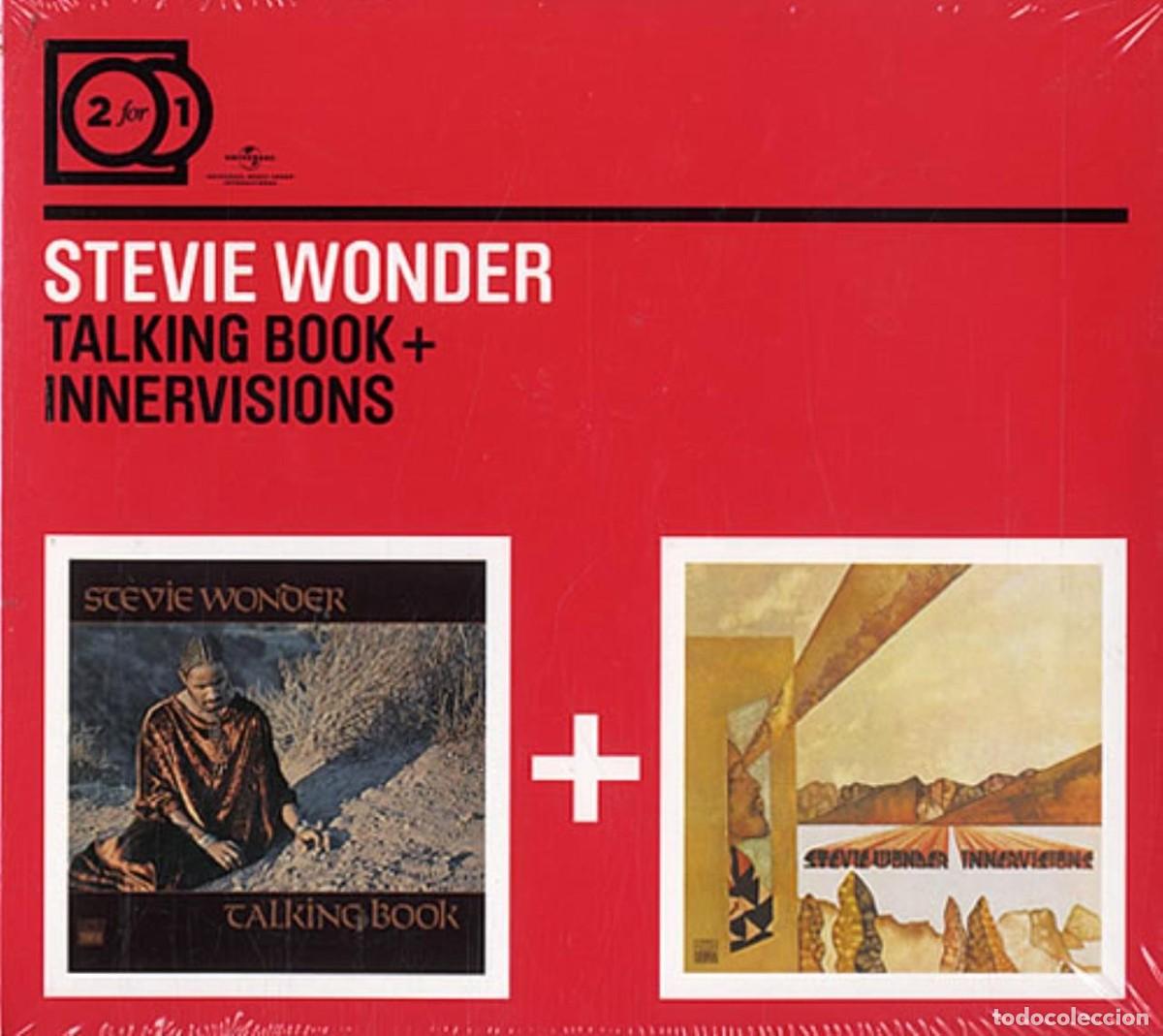 CDs de m&uacute;sica: Stevie Wonder * 2CD * Talking Book + Innervisions * Digipack * PRECINTADO!!