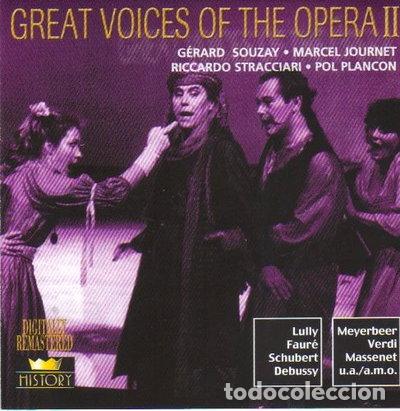 CDs de m&uacute;sica: Great Voices of the Opera II- 4011222051158