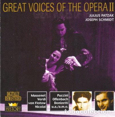 CDs de m&uacute;sica: Great Voices of the Opera II- 4011222051127