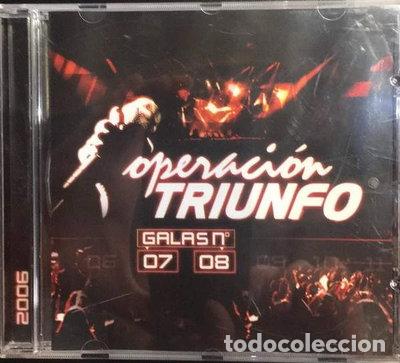CDs de m&uacute;sica: Operaci&oacute;n Triunfo 2006 - Galas n&ordm; 07 08- 8435036445914