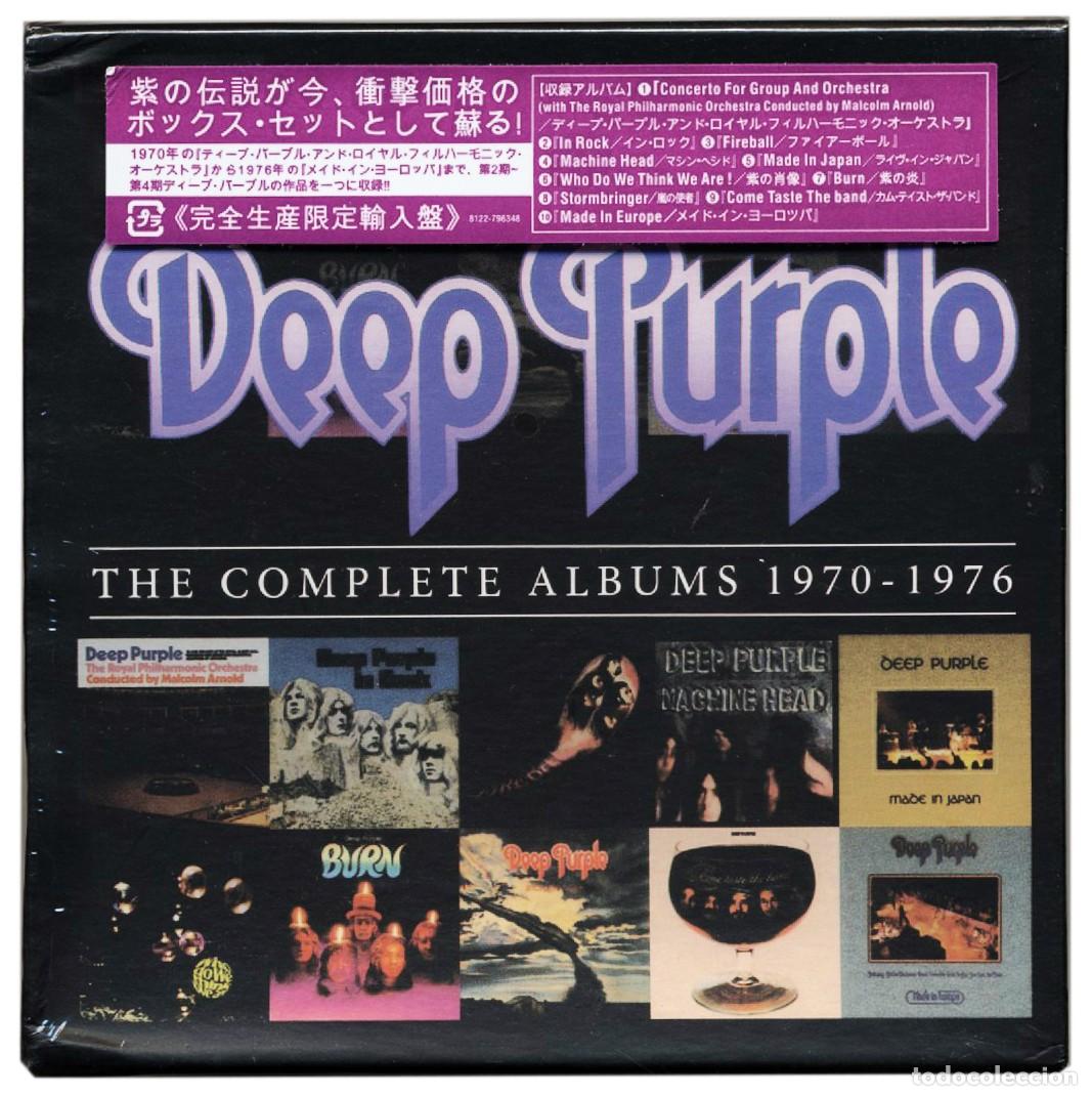 CDs de m&uacute;sica: Caja recopilatoria 10 CD The Complete Albums 1970&ndash;1976 Banda Brit&aacute;nica Deep Purple