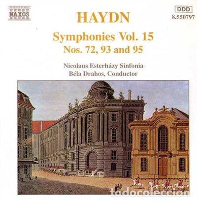 CDs de m&uacute;sica: Haydn: Symphonies Nos. 72, 93 & 95- 0730099579728