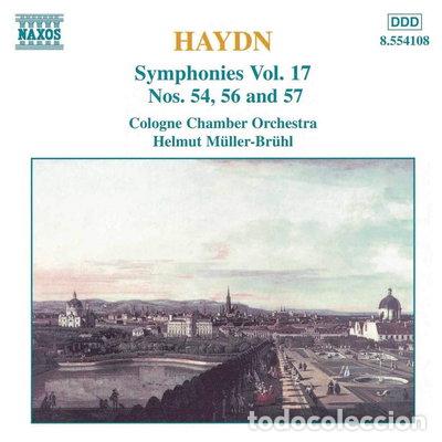 CDs de m&uacute;sica: Haydn: Symphonies Vol. 17 Nos 54, 56 & 57- 0636943410820
