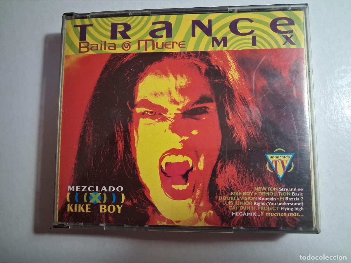CDs de m&uacute;sica: cd doble trance mix. baila o muere. chrysalis 1995 spain. 25 temas (buen estado)