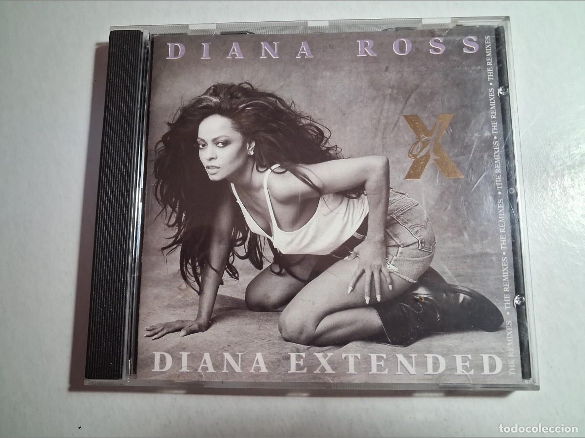 CDs de m&uacute;sica: cd diana ross. diana extended. the remixes. emi 1994 UK. 7 temas (seminuevo)