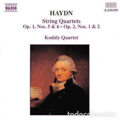 CDs de m&uacute;sica: Haydn: String Quartets Op. 1, Nos. 5 & 6; Op. 2, Nos. 1 & 2- 4891030503991