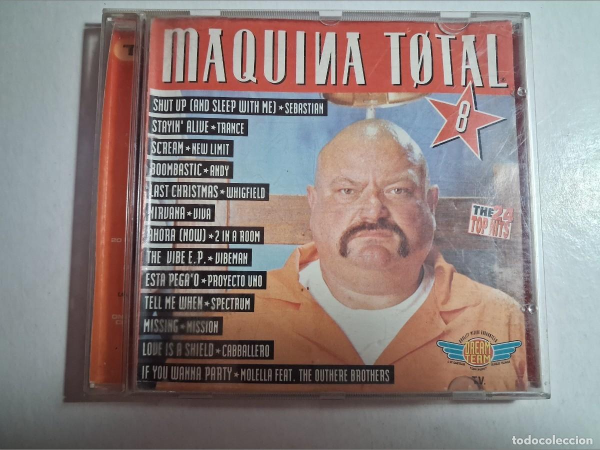 CDs de m&uacute;sica: cd doble m&aacute;quina total 8. max music 1995 spain. 26 temas (buen estado)
