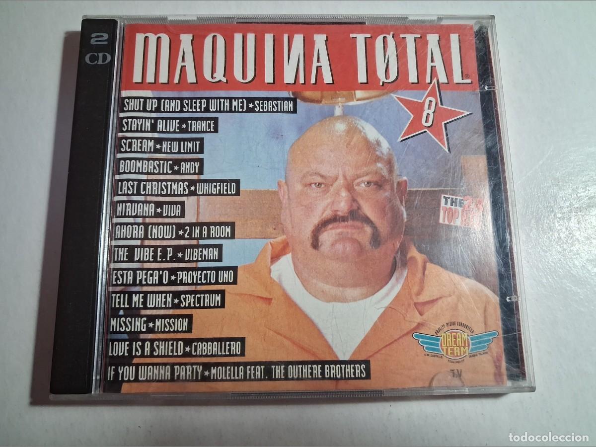 CDs de m&uacute;sica: cd doble m&aacute;quina total 8. max music 1995 spain. 26 temas (buen estado)