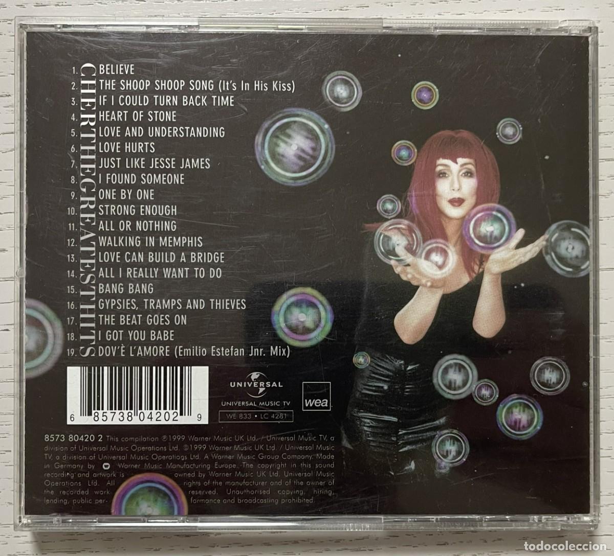 CDs de m&uacute;sica: CHER &ndash; THE GREATEST HITS &ndash; CD - Foto 2