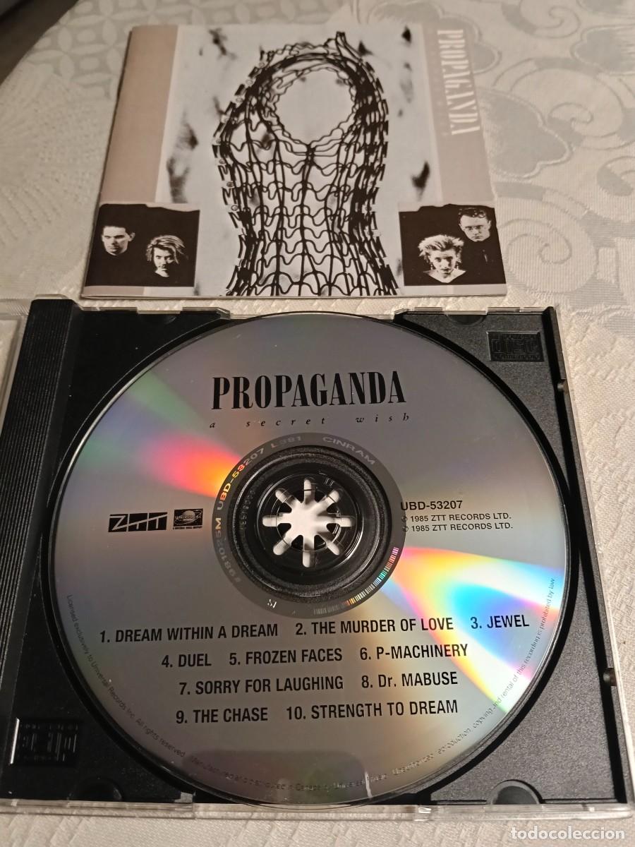 CDs de m&uacute;sica: RAR CD. PROPAGANDA. A SECRET WISH.