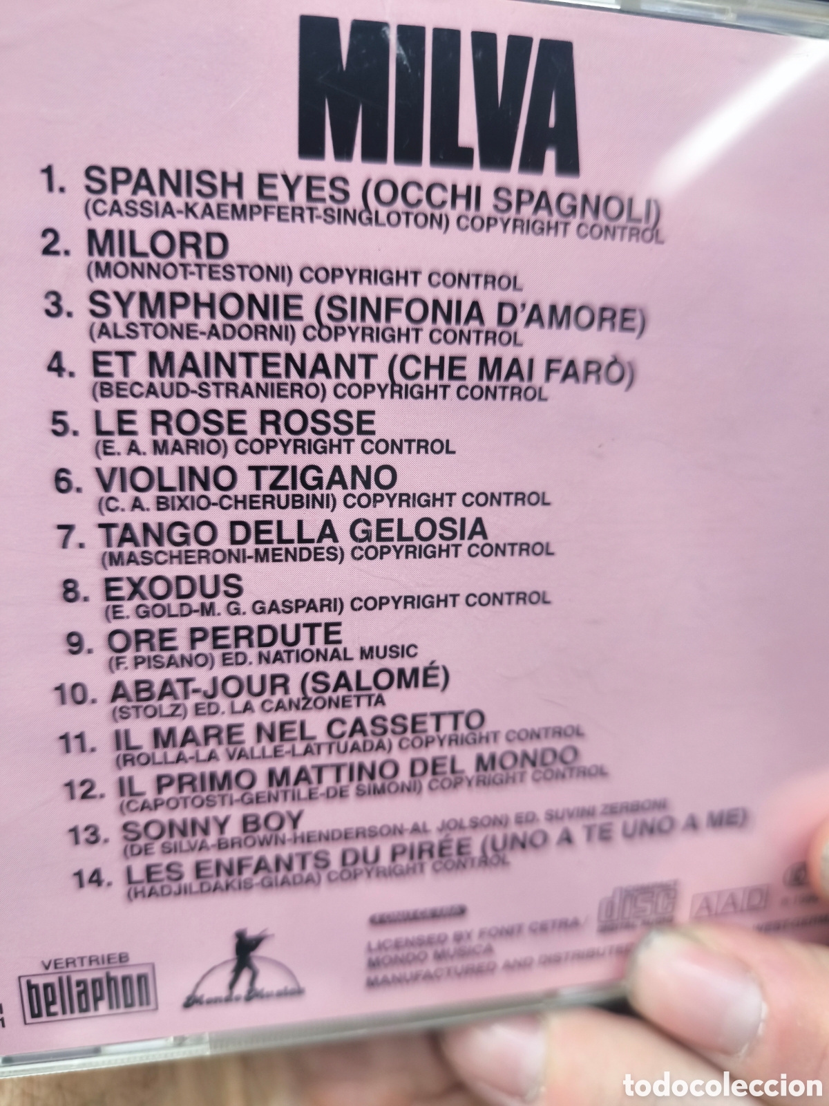 CDs de m&uacute;sica: Cd Milva recopilatorio - Foto 2