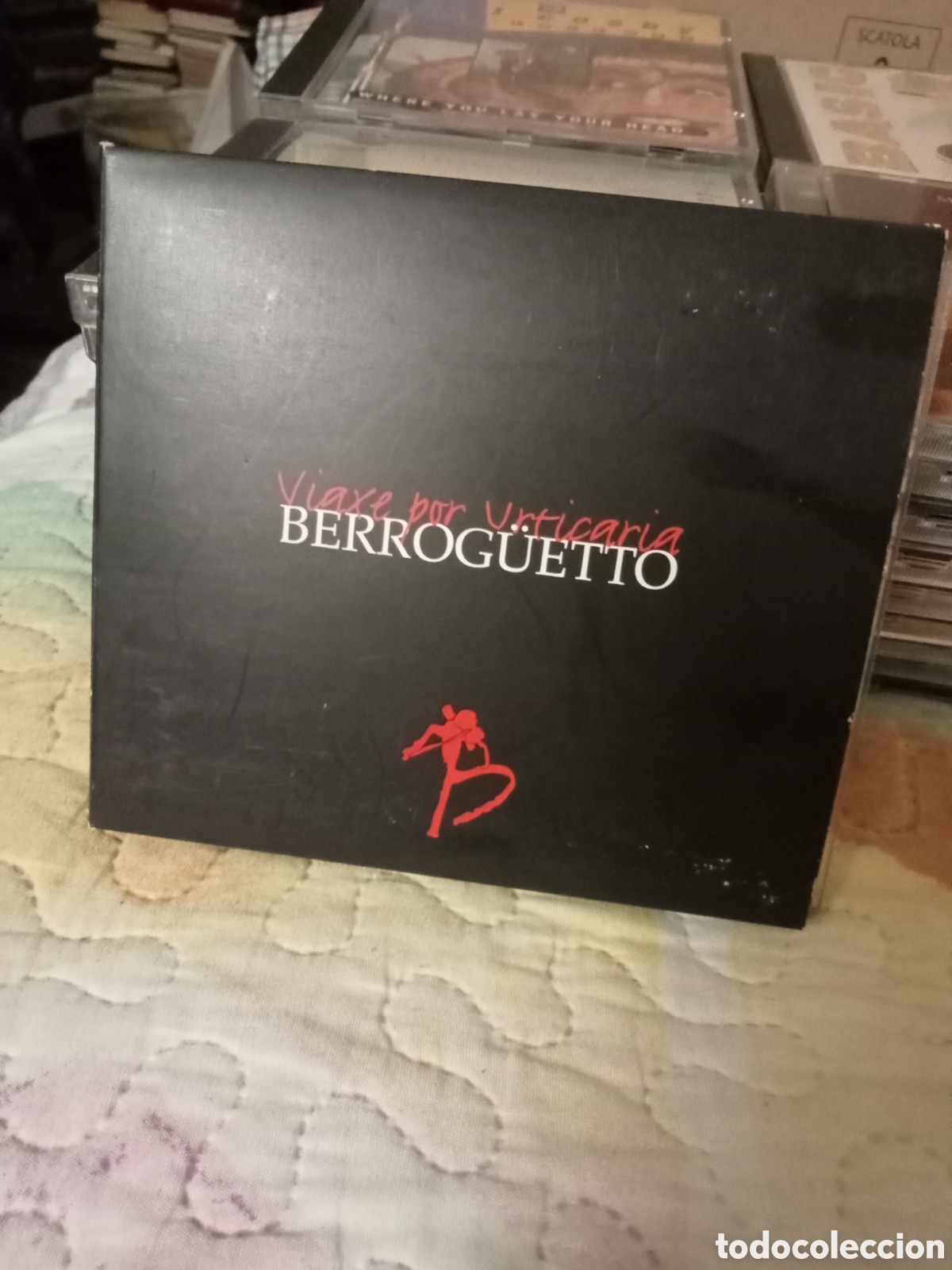 CDs de m&uacute;sica: Berroguetto viaxe por urticaria