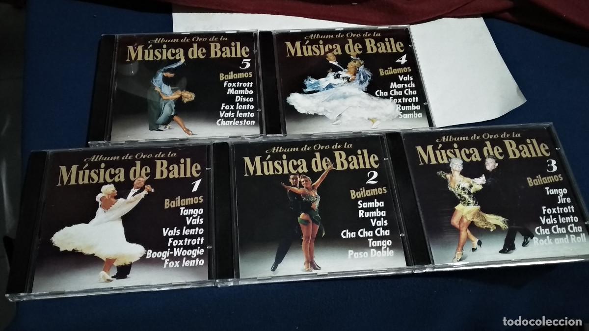 CDs de m&uacute;sica: ALBUM DE ORO DE LA M&Uacute;SICA DE BAILE / COMPLETO - 5 CDS - PDI-1996 / 90 TEMAS / EN PERFECTO ESTADO