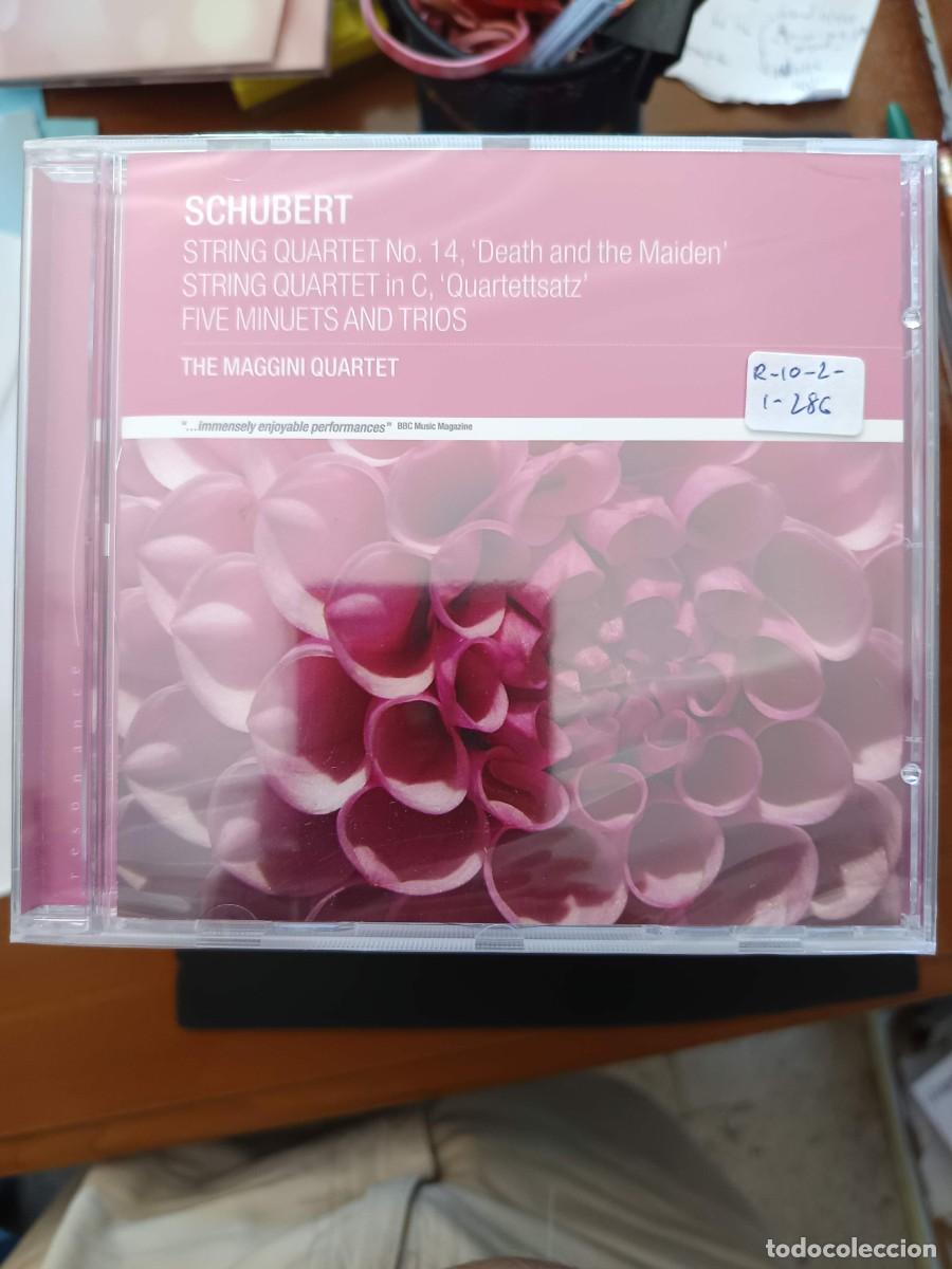 CDs de m&uacute;sica: SCHUBERT: STRING QUARTET N&ordm; 14, &rdquo;DEATH AND THE MAIDEN&rdquo; / STRING QUARTET IN C &rdquo;QUARTETSATZ&rdquo; / FIVE MI