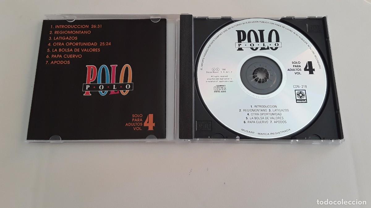 CDs de m&uacute;sica: CD DE POLO POLO-SOLO PARA ADULTOS VOL.4