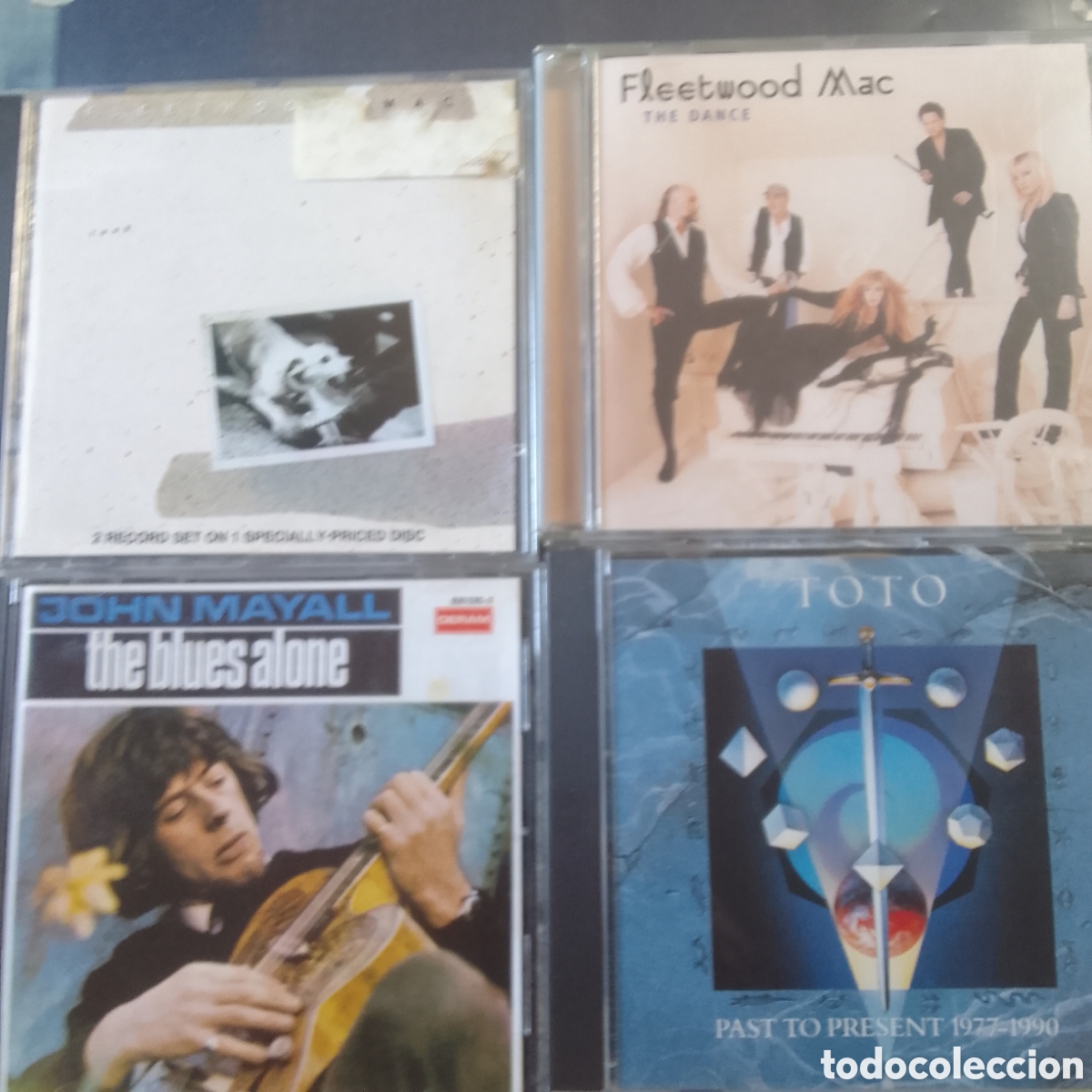 CDs de m&uacute;sica: 4 CDS FLETTWOOD MAC JOHN MAYALL TOTO LOTE 109