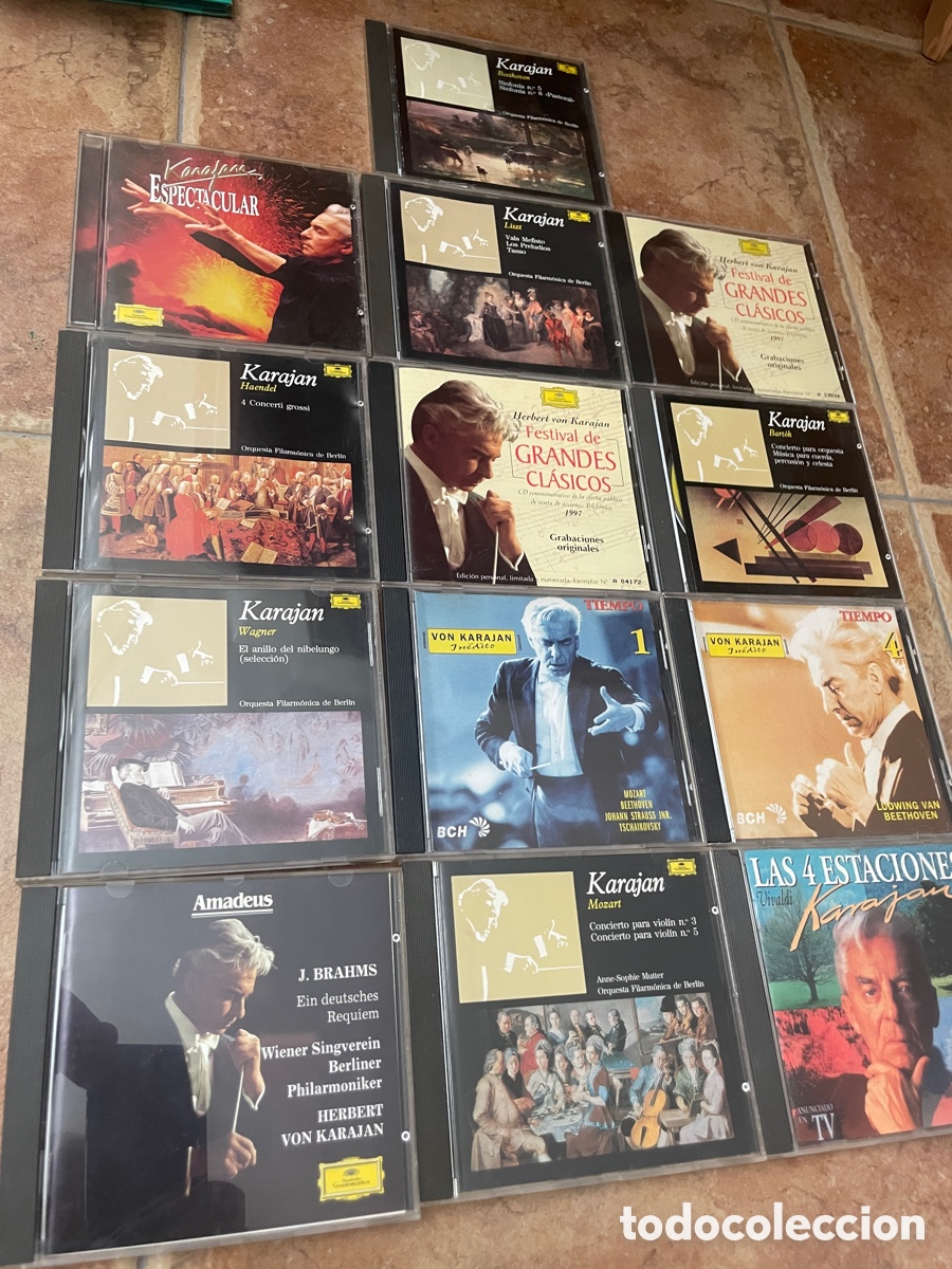 CDs de m&uacute;sica: Herbert von Karajan lote CDs