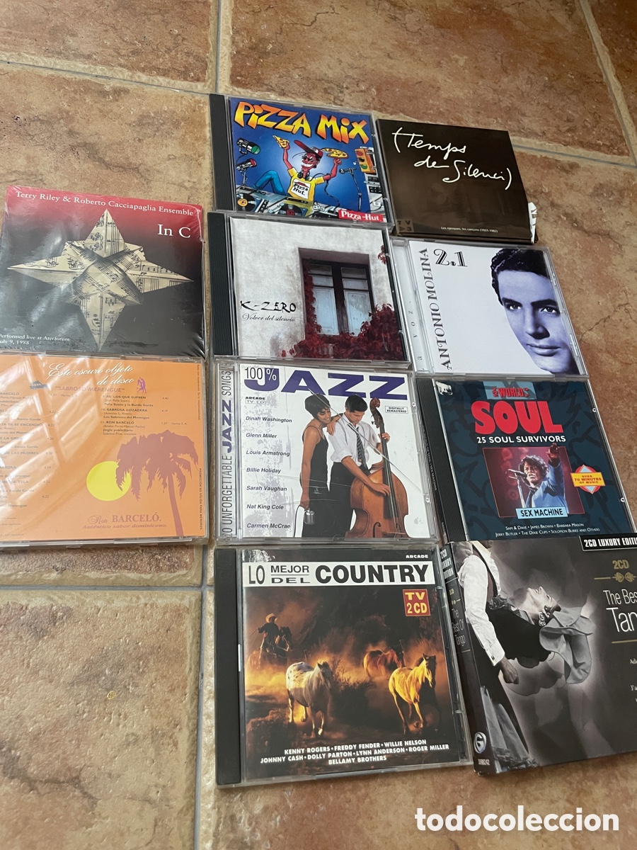 CDs de m&uacute;sica: CDs varios jazz country dance pop