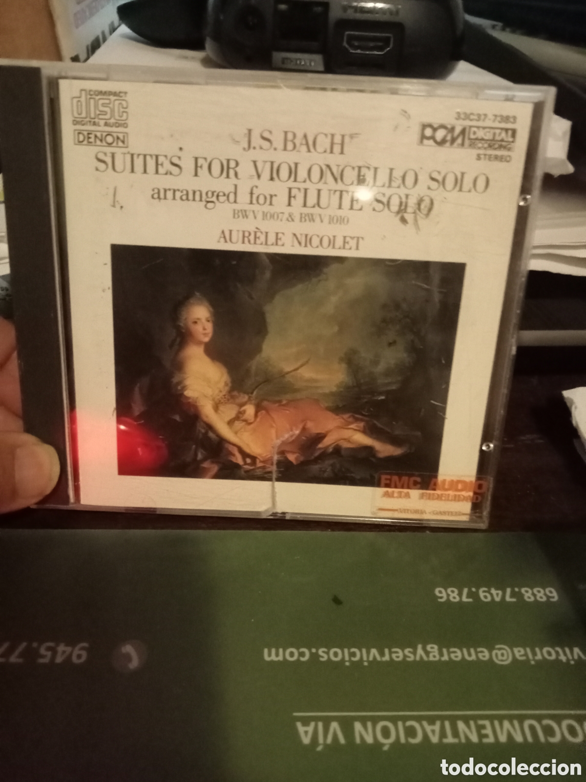 CDs de m&uacute;sica: Bach suites para violonchelo solo