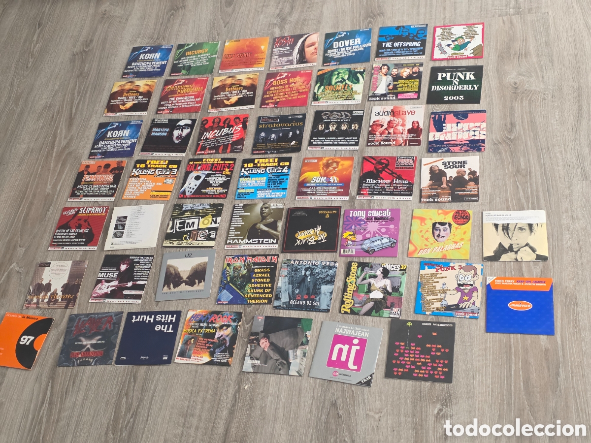 CDs de m&uacute;sica: Lote 51 CDs Rock Metal Rock Sound Metal Hammer