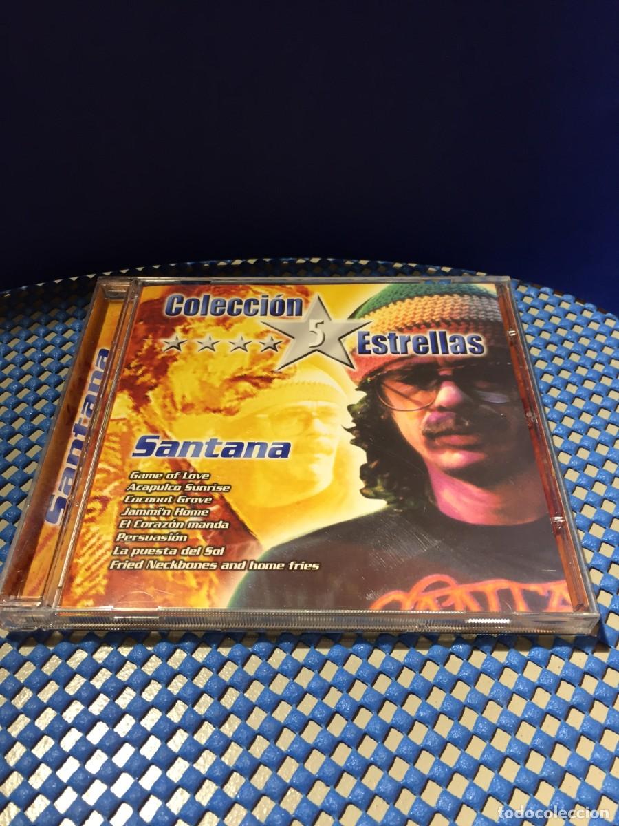 CDs de m&uacute;sica: Cd Santana coleccion 5 estrellas