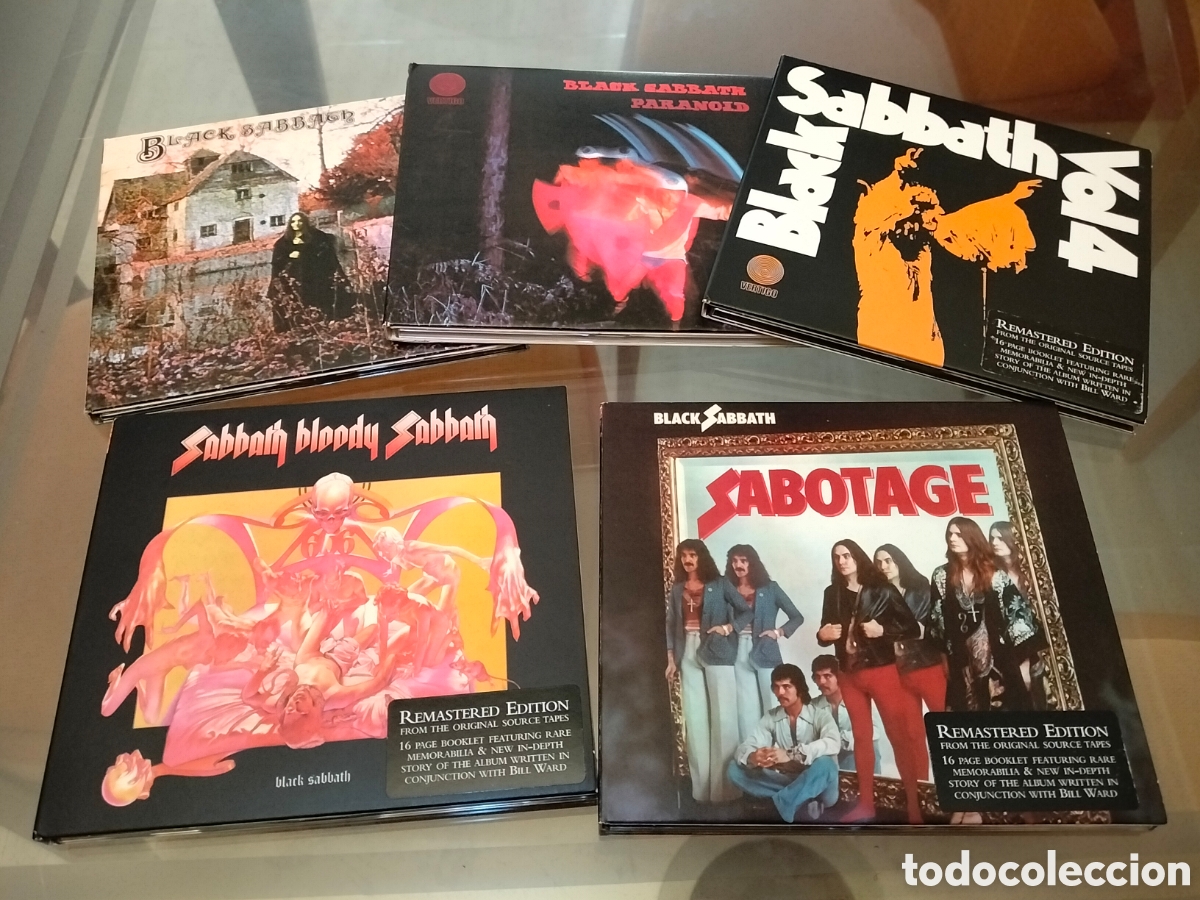 CDs de m&uacute;sica: Black Sabbath Remasters 5CD Ozzy Osbourne