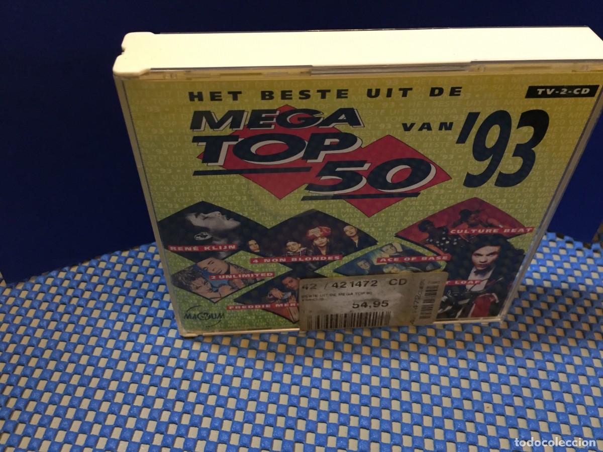 CDs de m&uacute;sica: cd doble het beste uit de mega top50 van &acute;93 caja doble