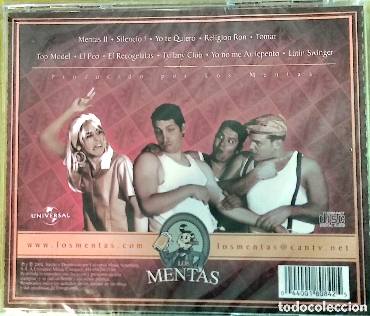 CDs de m&uacute;sica: CD Los Mentas - Hasta Que Los Bares Nos Separen - Foto 2