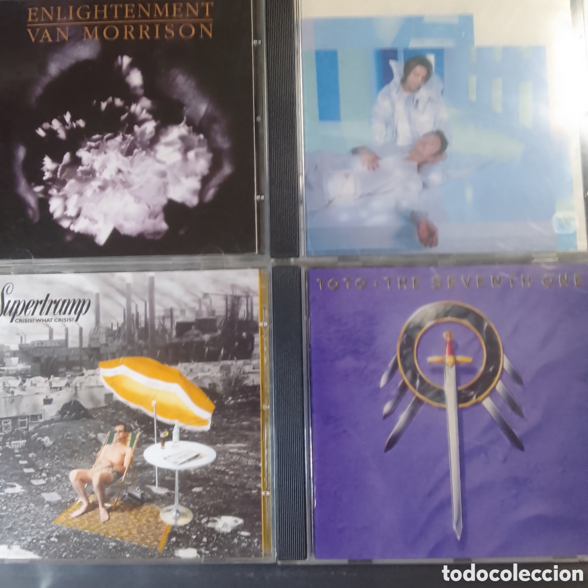CD de M&uacute;sica: 4 CDS DAVID BOWIE TOTO VAN MORRISON SUPERTRAMP LOTE 111
