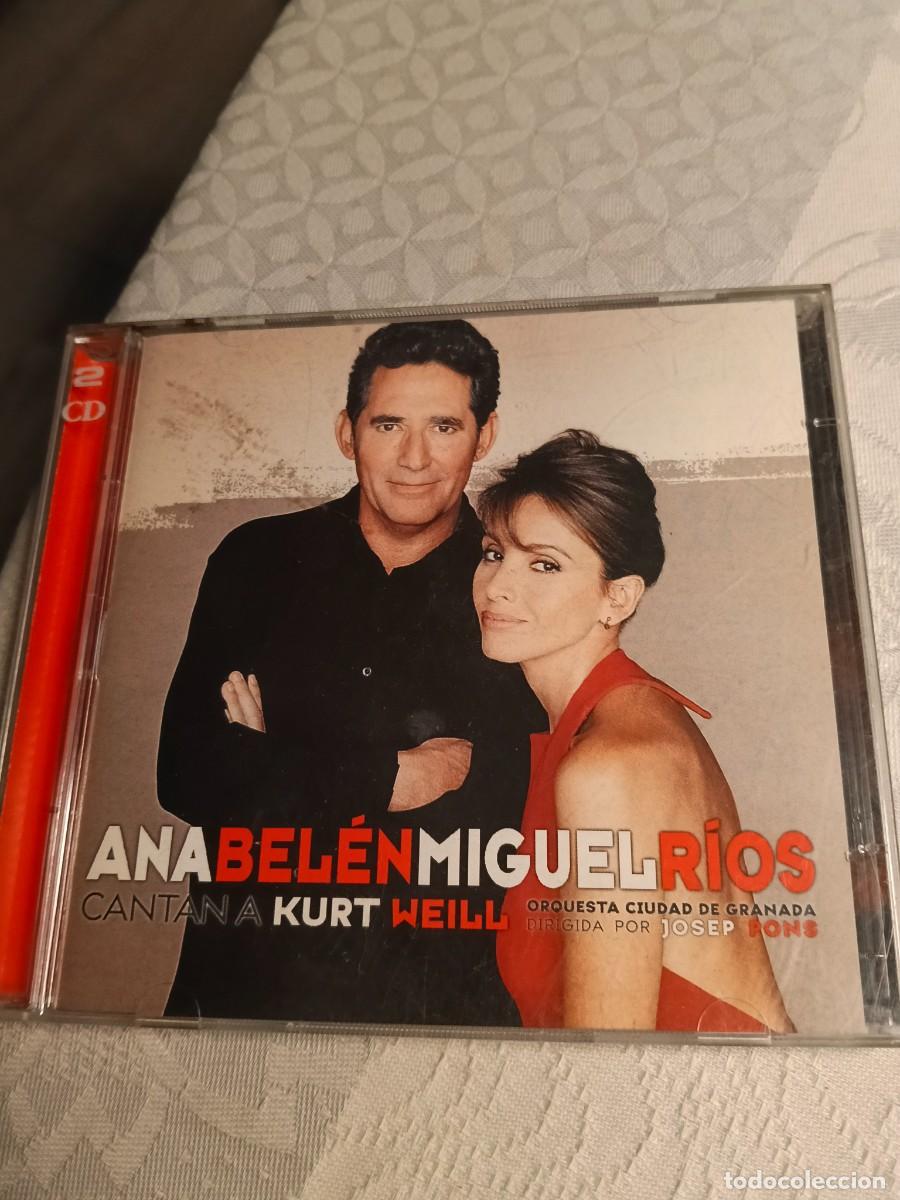 CDs de m&uacute;sica: RAR 2 CD'S. ANA BEL&Eacute;N & MIGUEL R&Iacute;OS. CANTA A KURT WEILL