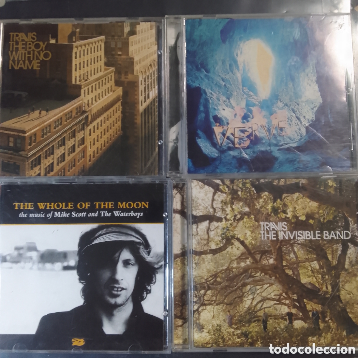 CDs de m&uacute;sica: 4 CDS VERVE TRAVIS THE WATERBOYS LOTE 115