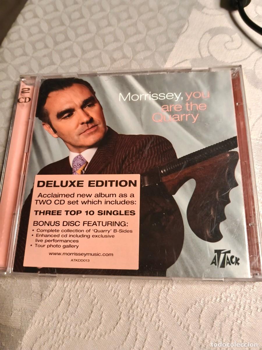 CDs de m&uacute;sica: RAR 2 CD'S. MORRISSEY. YOU ARE THE QUARRY?. DELUXE EDITION. STICKER