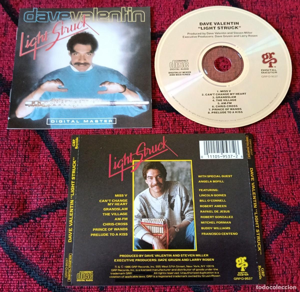 CDs de m&uacute;sica: DAVE VALENTIN ** Light Struck ** CD 1986