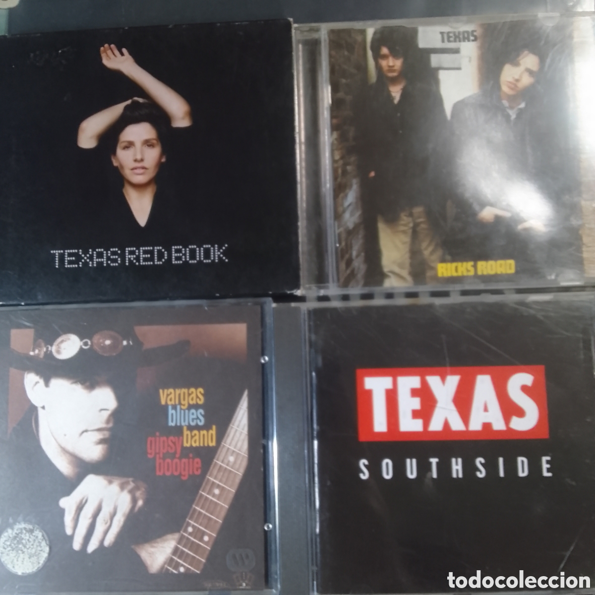 CDs de m&uacute;sica: 4 CDS TEXAS VARGAS BLUES BAND LOTE 118