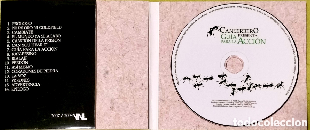 CDs de m&uacute;sica: CD Canserbero - Gu&iacute;a Para La Acci&oacute;n - Foto 3