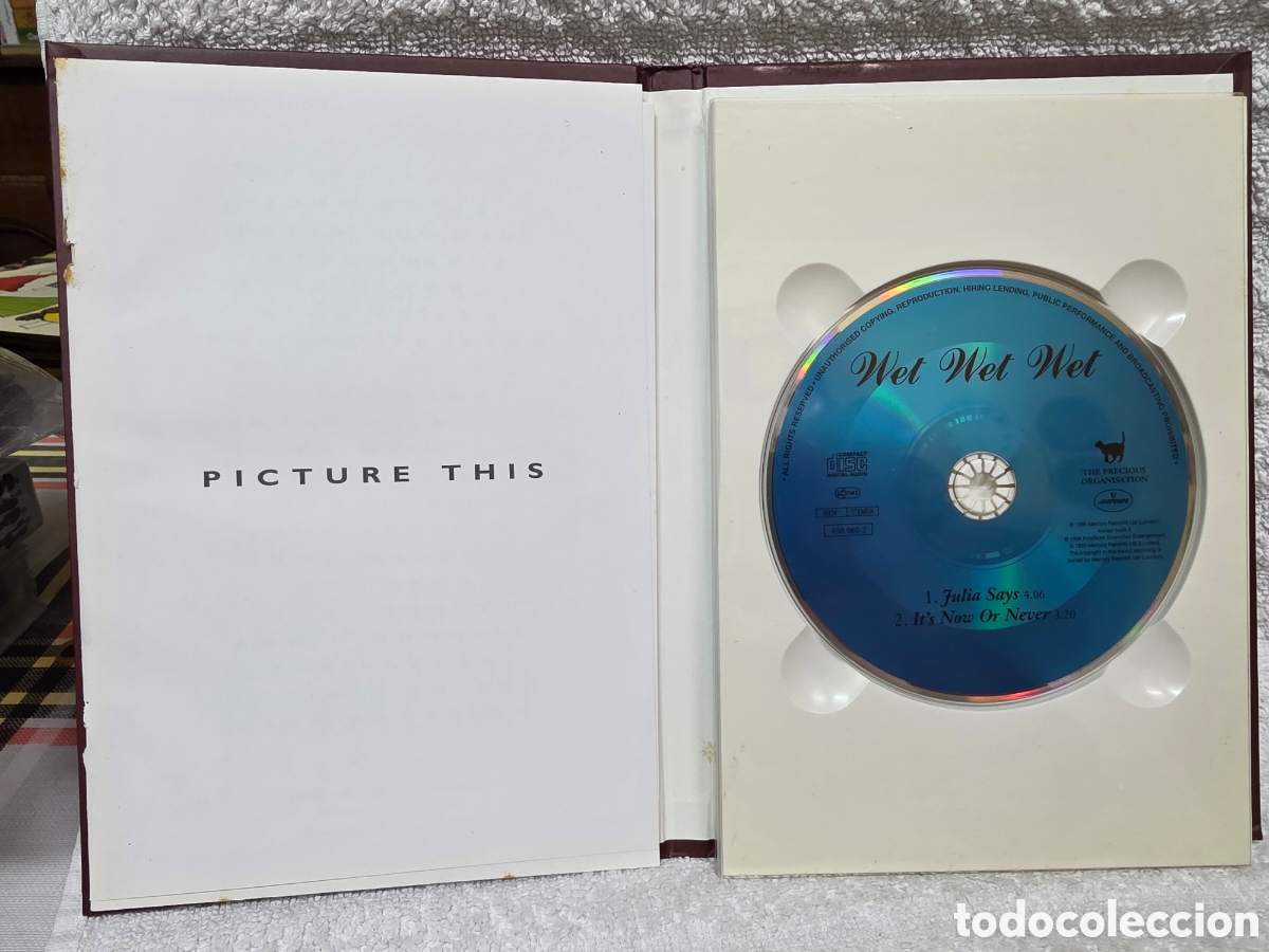 CDs de m&uacute;sica: WET WET WET - PICTURE THIS... EDICI&Oacute;N LIMITADA -PROMOCIONAL RARA .