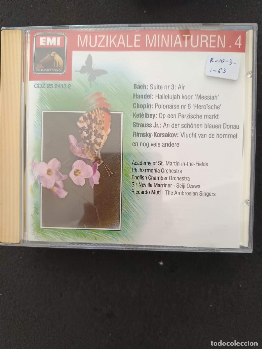 CDs de m&uacute;sica: MUZIKALE MINIATUREN.4: BACH, H&Auml;NDEL, CHOPIN, KET&Eacute;LBEY, STRAUS JR., RIMSKY-KORSAKOV.