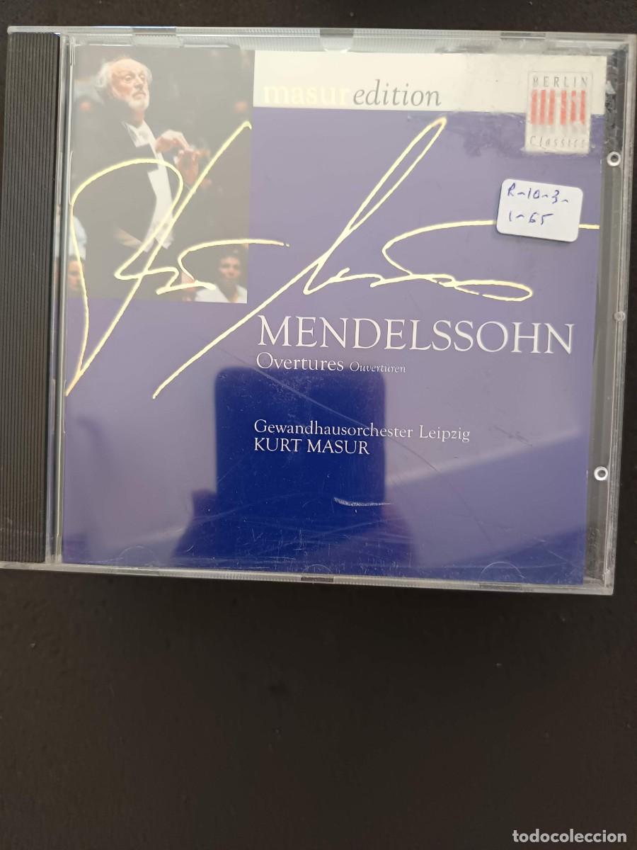 CDs de m&uacute;sica: MENDELSSOHN: OVERTURES. DIR: KURT MASUR. GEWANDHAUSORCHESTER LEIPZIG (MASUR EDITION)