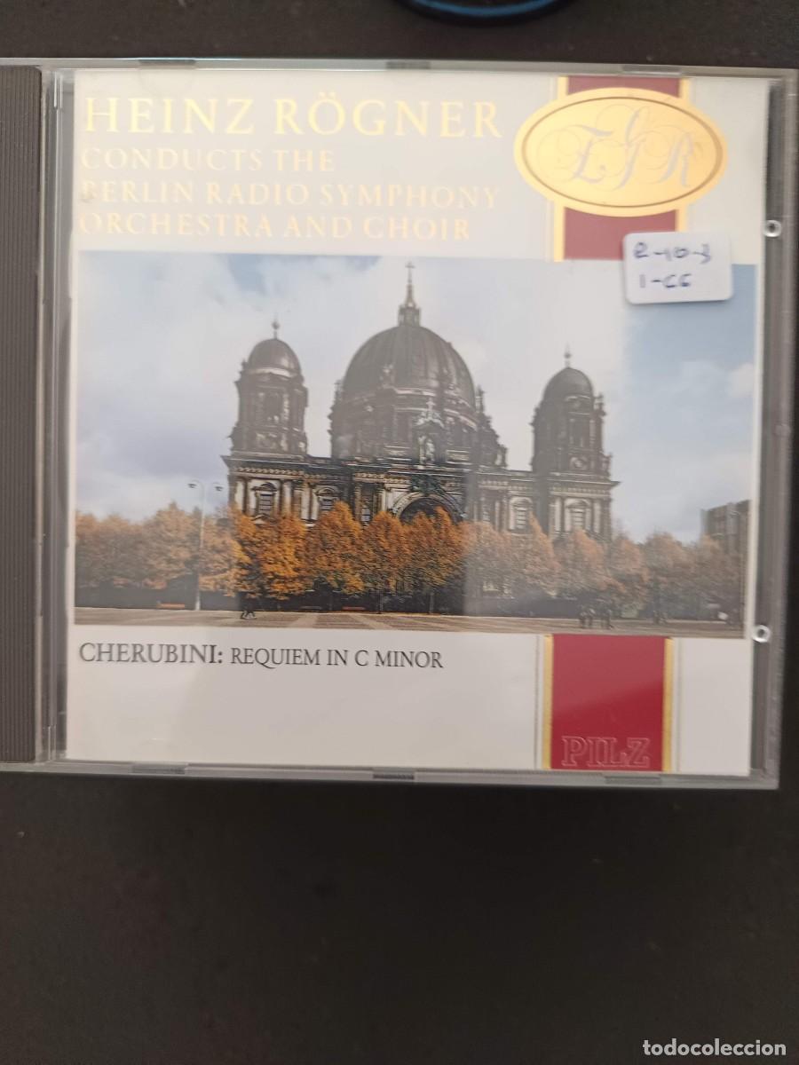 CDs de m&uacute;sica: CHERUBINI: REQUIEM IN C MINOR. DIR: HEINZ R&Ouml;GNER. GRABACI&Oacute;N EN VIVO. RUNDFUNK-SINPFONIEORCHESTER BER