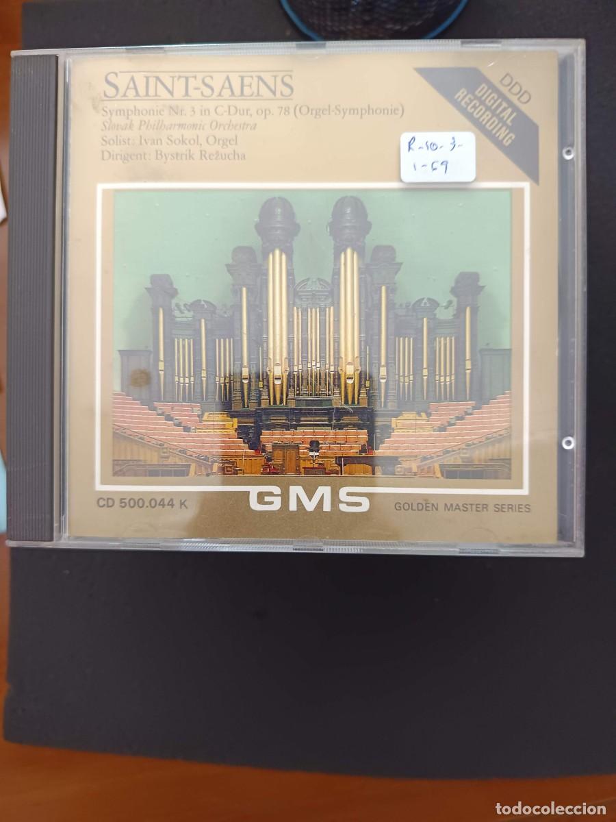 CDs de m&uacute;sica: SAINT-SAENS: SYMPHONIE NR 3, OP 78 (ORGEL-SYMPHONIE). DIR: BYSTRIK REZUCHA. ORGEL: IVAN SOKOL. SLOVA