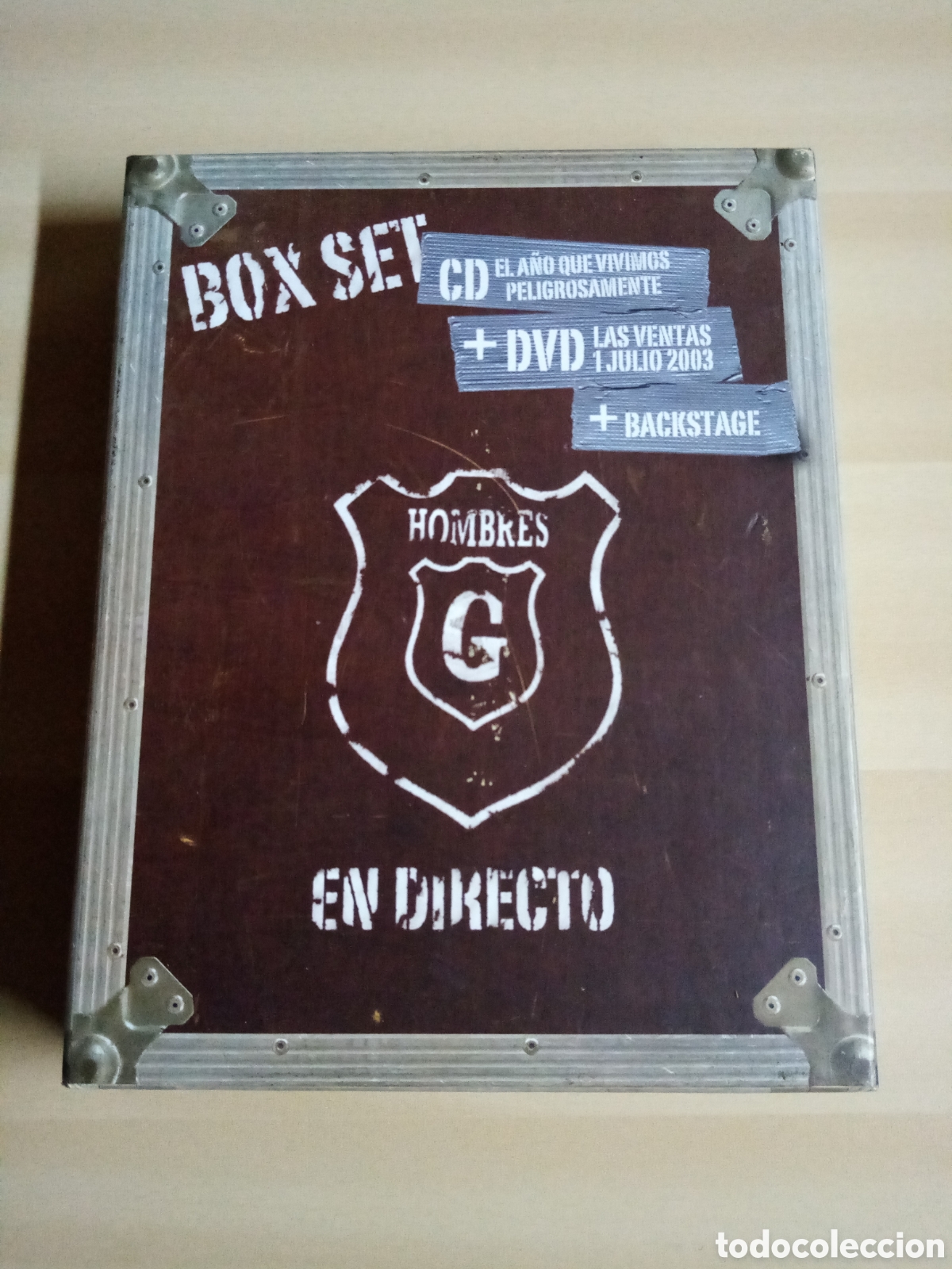 CDs de m&uacute;sica: CD box set Hombres G en directo