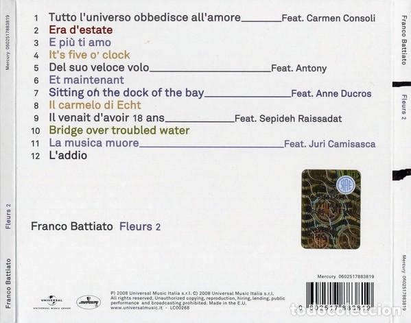 CDs de m&uacute;sica: Franco Battiato - Fleurs 2 - Foto 2