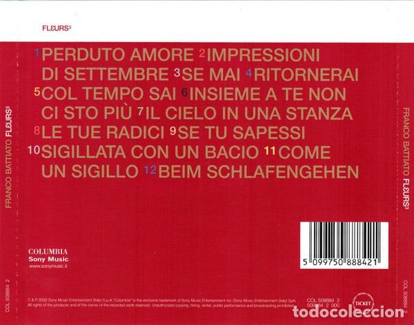 CDs de m&uacute;sica: Franco Battiato - Fleurs 3 - Foto 2