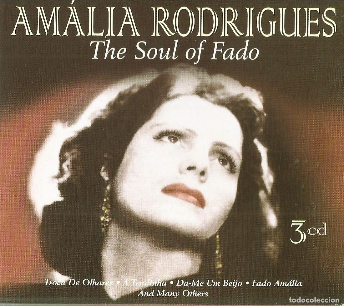 CDs de m&uacute;sica: The Soul of Fado (3 CD) / Am&aacute;lia Rodrigues.