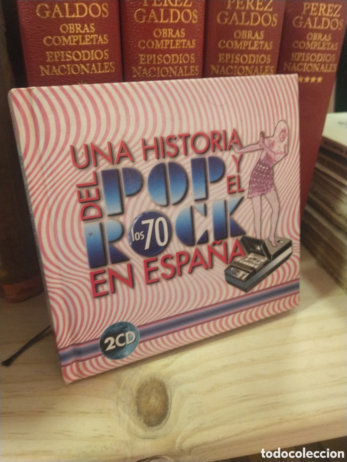 CDs de m&uacute;sica: Una historia del pop y el Rock en Espa&ntilde;a. Los 70. 2 CD