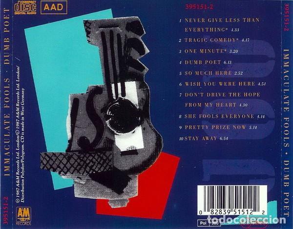 CDs de m&uacute;sica: Immaculate Fools - Dumb Poet - Foto 2