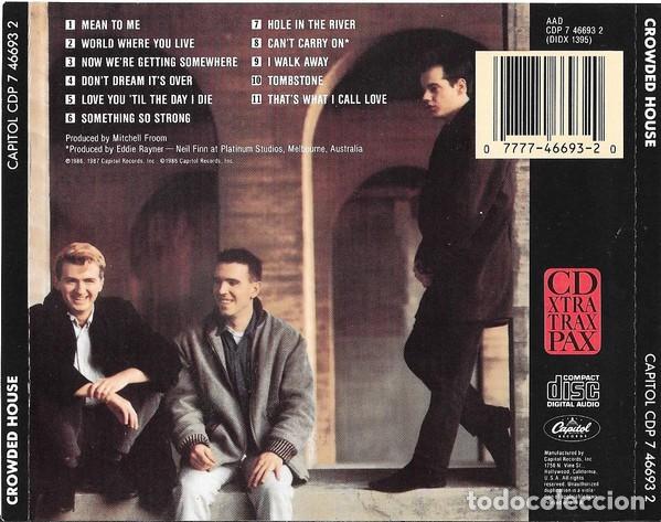 CDs de m&uacute;sica: Crowded House - Crowded House - Foto 2