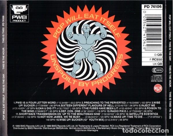 CDs de m&uacute;sica: Pop will eat itself - This is the day - Foto 2